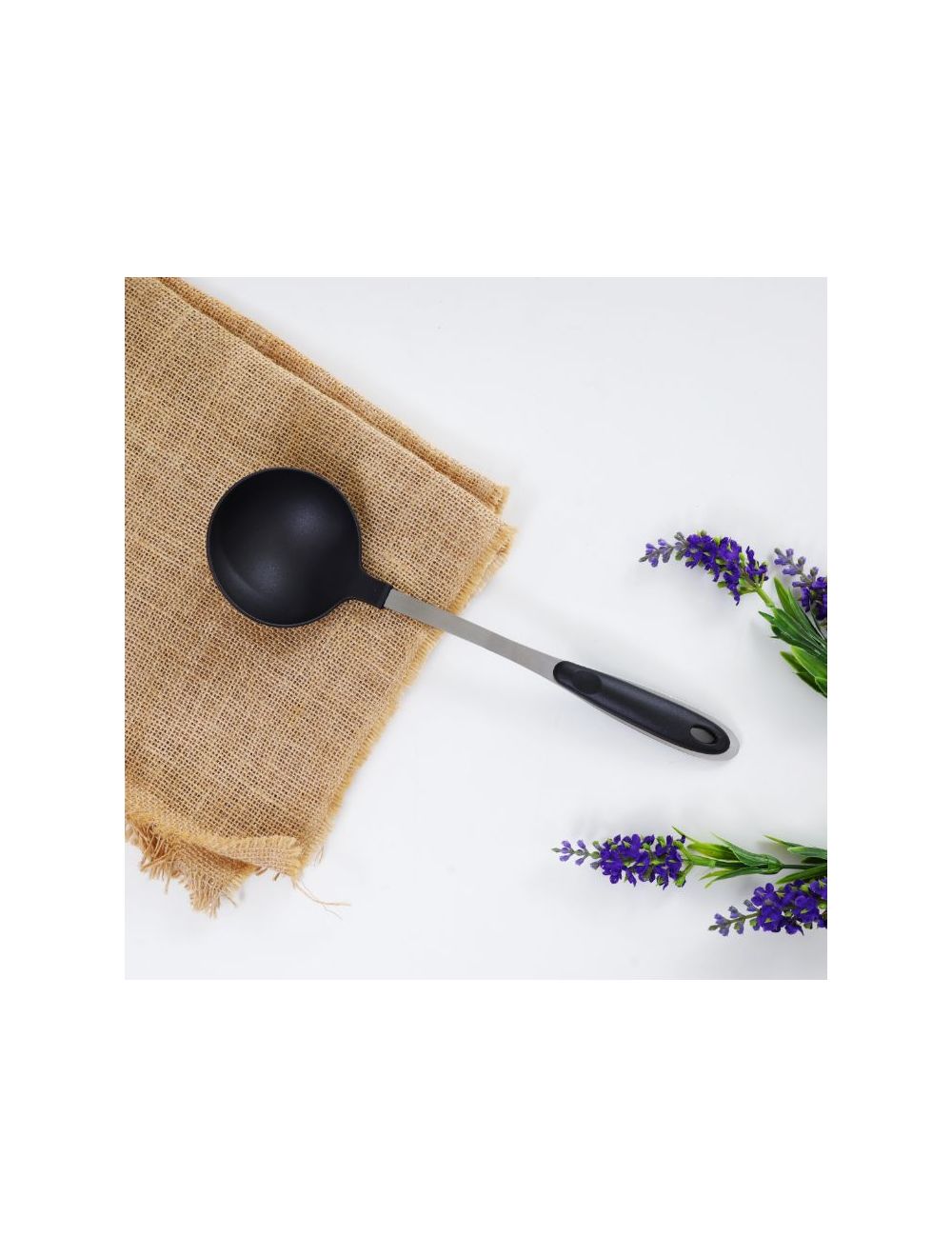 Royalford Nylon Soup Ladle with Stainless Steel Handle -RF1204
