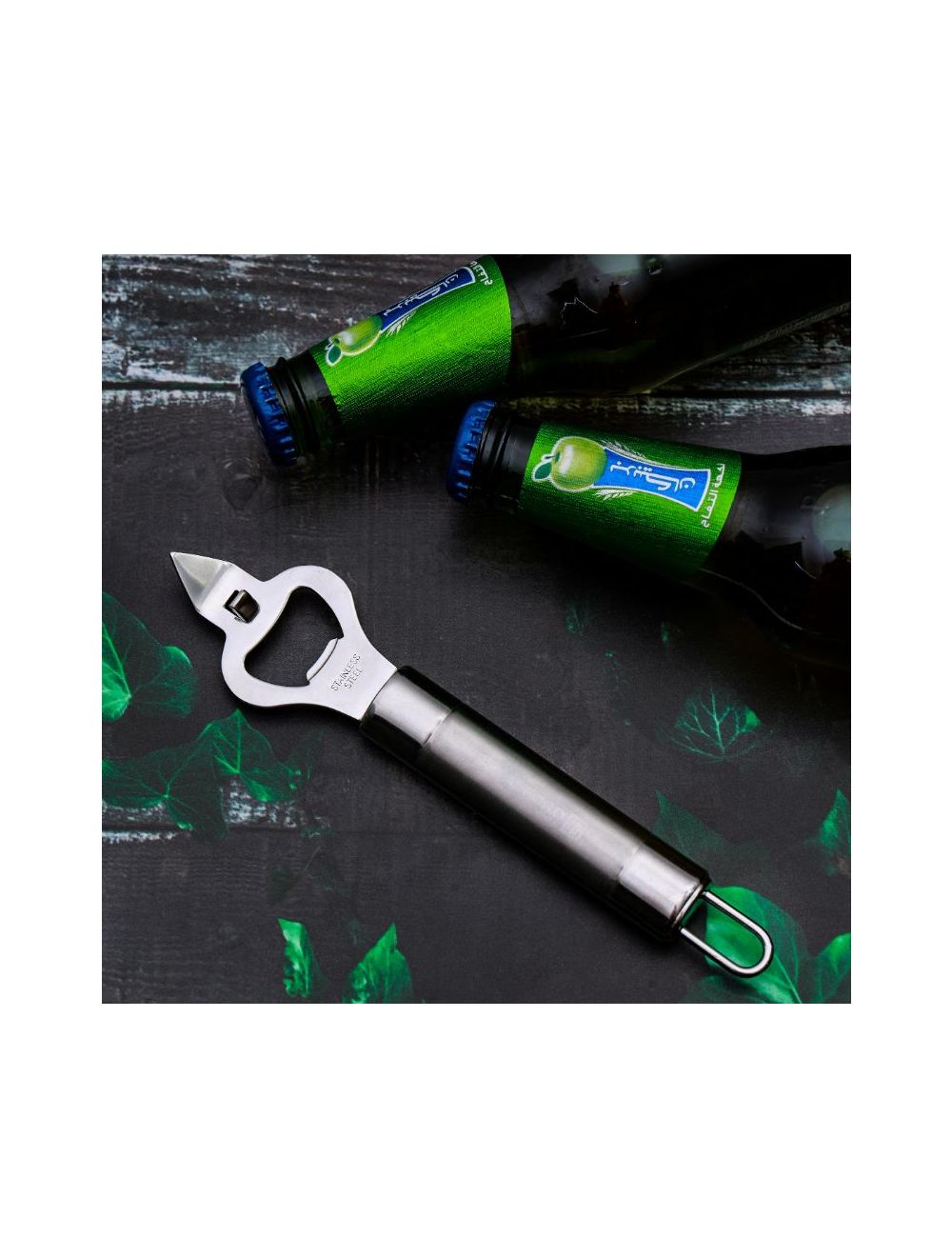 Royalford Stainless Steel Bottle Opener With Tube - RF1185-BO