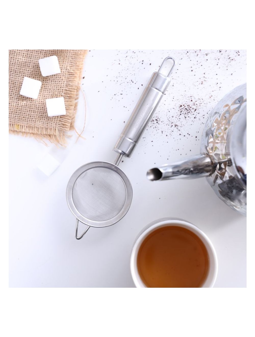 Royalford Stainless Steel Strainer, 7.2 cm -RF5925