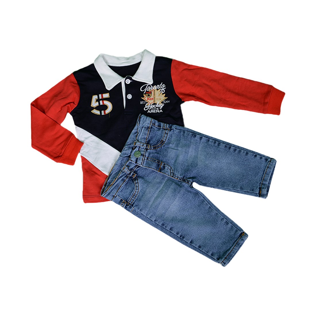 Baby Boy Clothes Set( T- Shirts + Jeans pant)