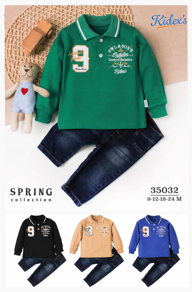 Baby Boy Clothes Set( T- Shirts + Jeans pant)