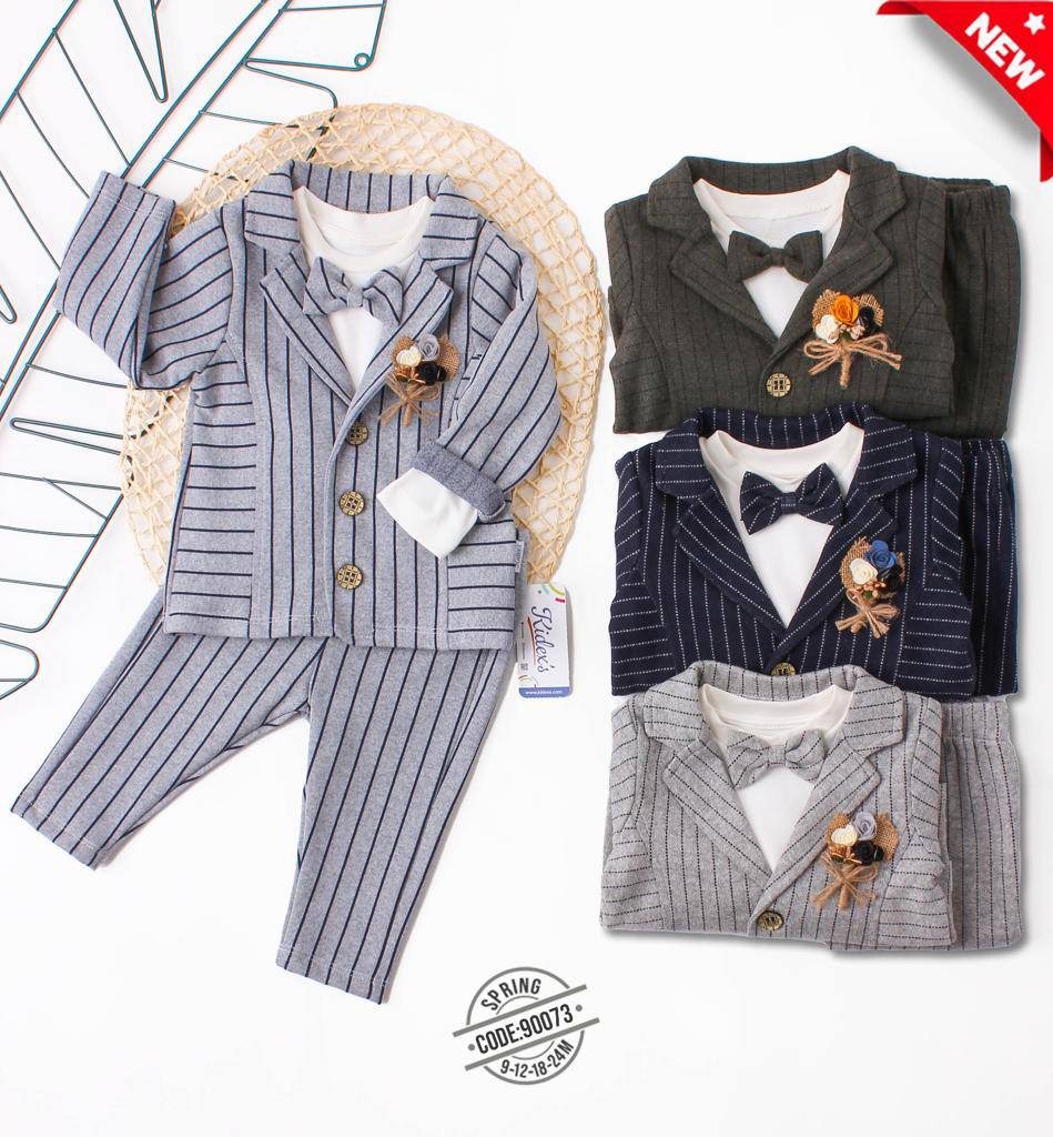 Formal baby boy clothes set