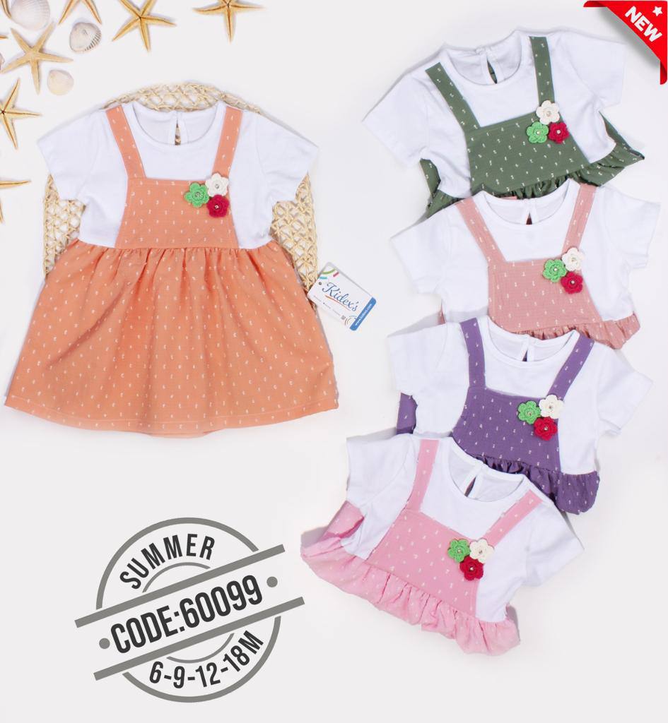 Girls Dress with T-shirt