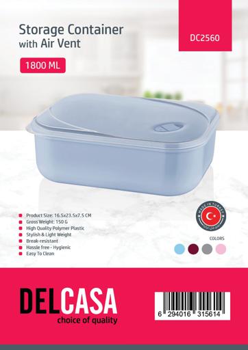 دیلکاسا دەفری هەڵگرتن لەگەڵ دەرچەی هەوا - DC2560