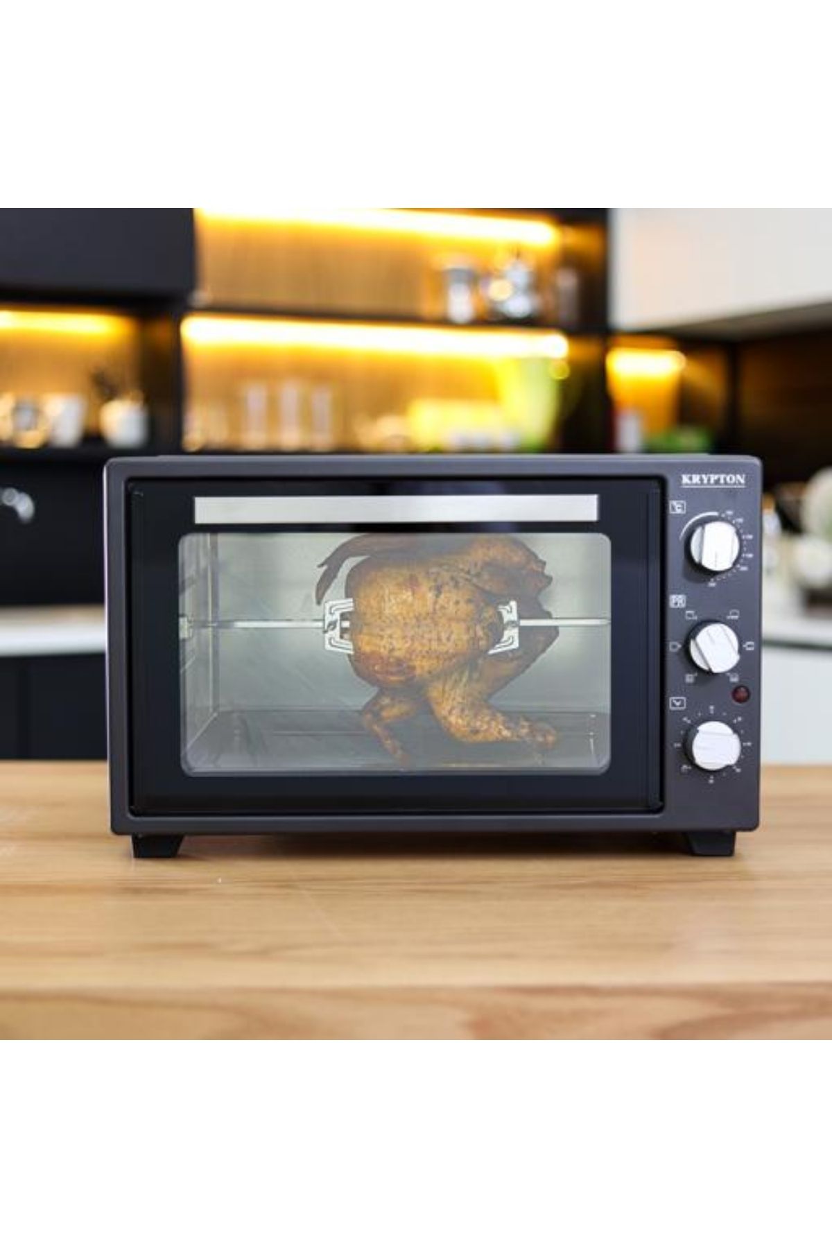 فرن كهربائي كريبتون بشواية KNO6246