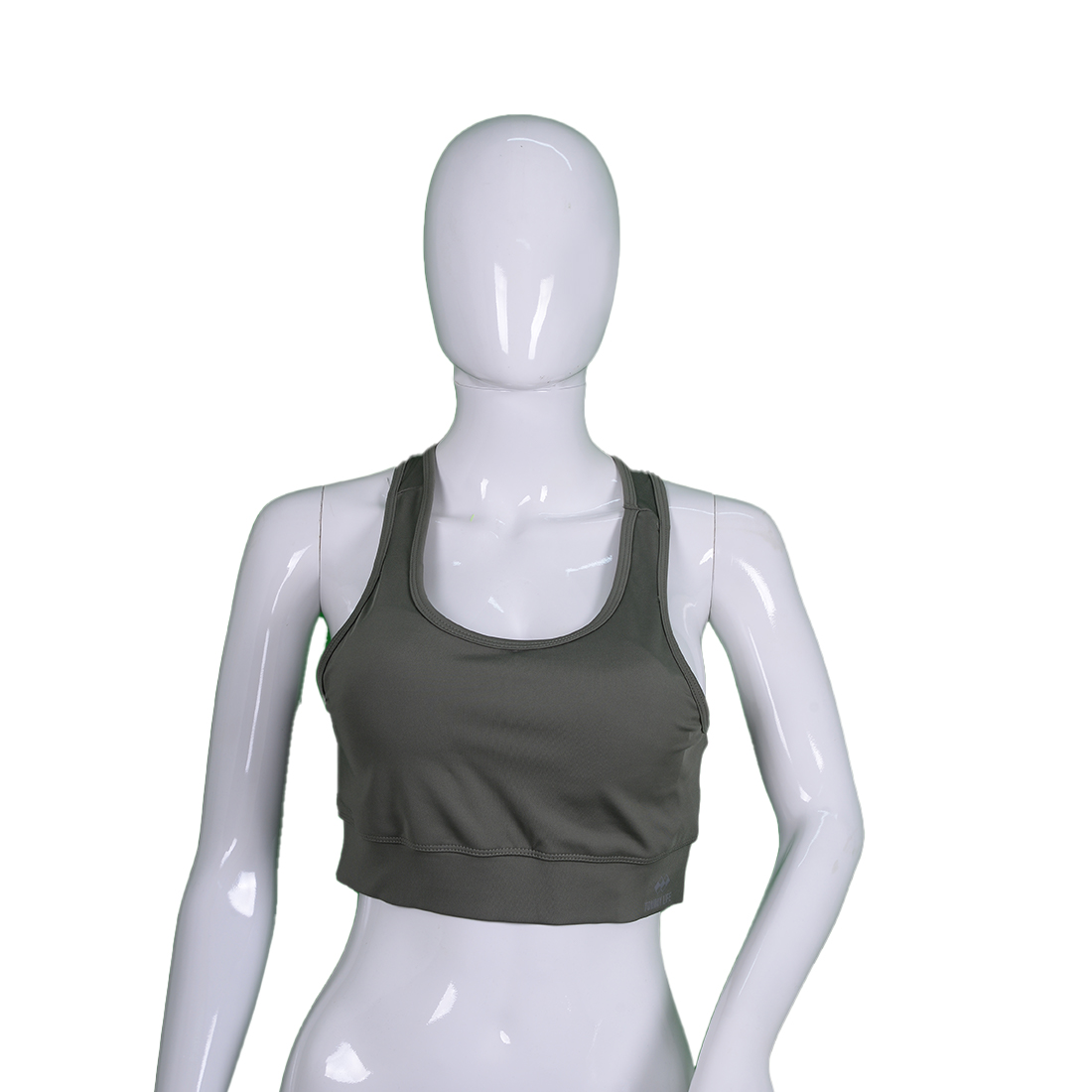 Women's Sports Bustier with Back Detailed Slim Fit U-Neck