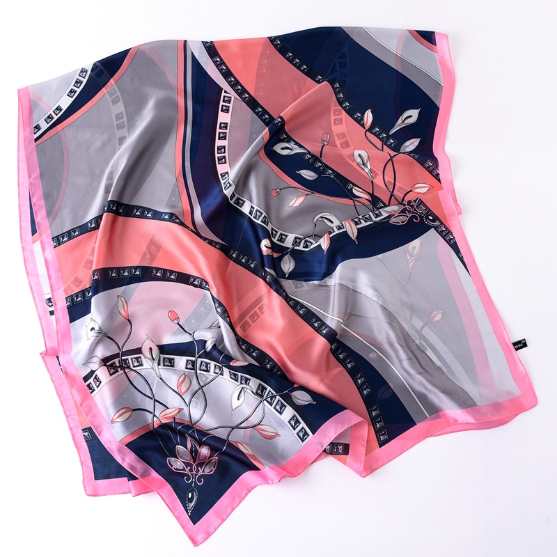 Woman Soft Long Silk Scarf