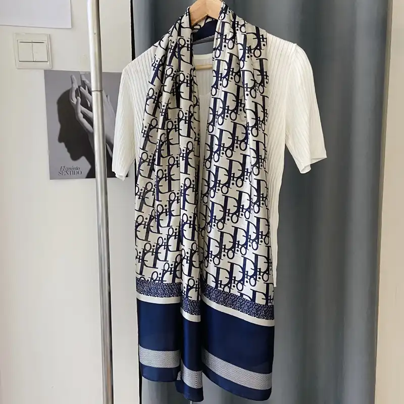 Women Soft Long Silk Scarf