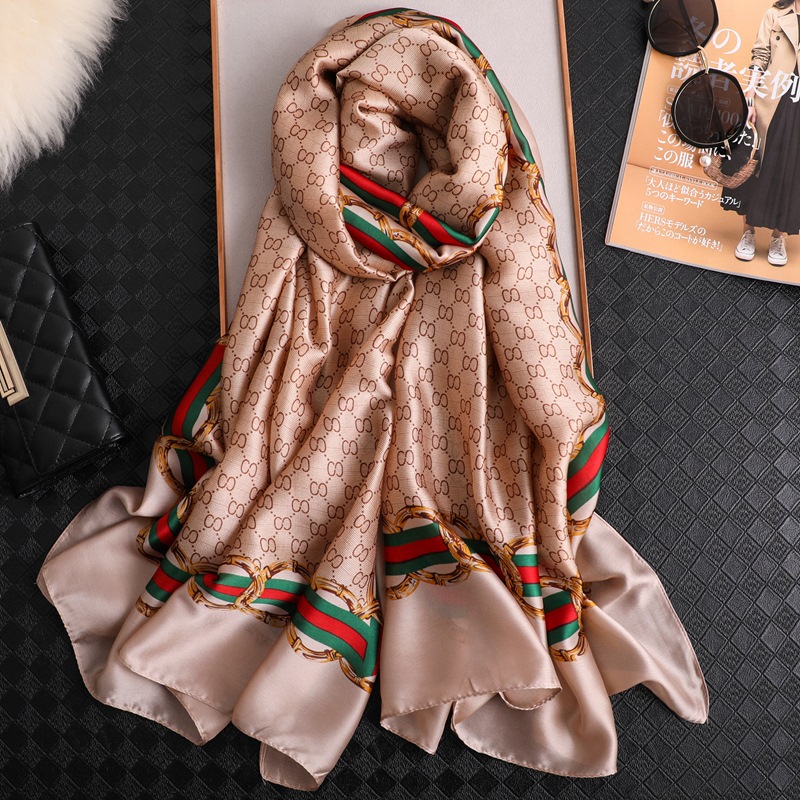 Woman Soft Long Silk Scarf