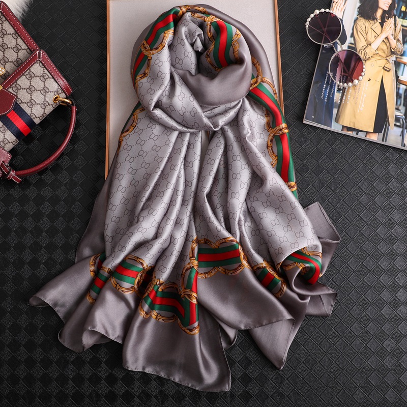 Woman Soft Long Silk Scarf