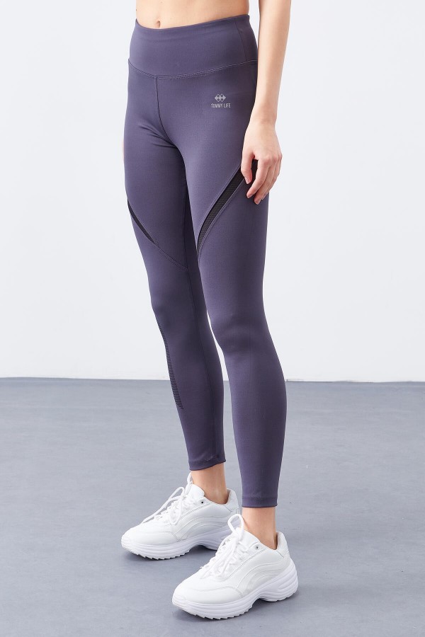 Tommy Life Women's Sports High Waist Cotton Leggings