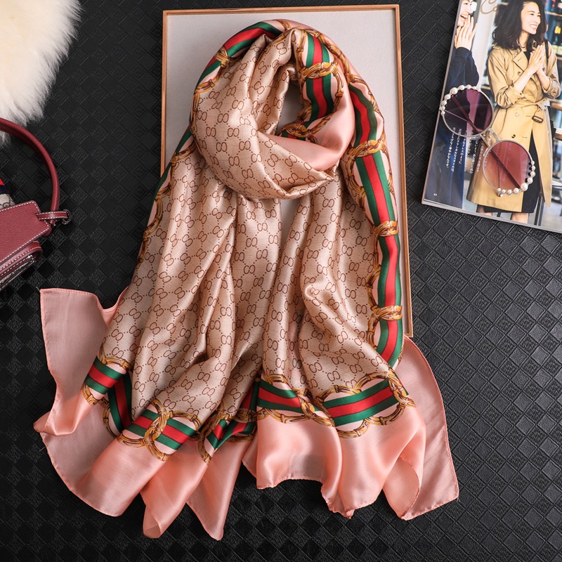 Woman Soft Long Silk Scarf
