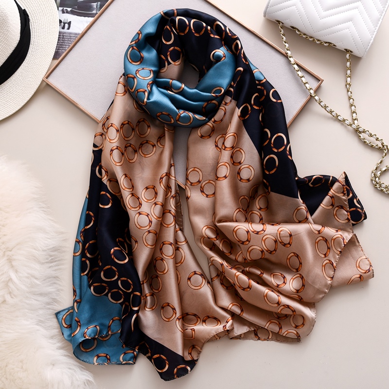 Woman Soft Long Silk Scarf