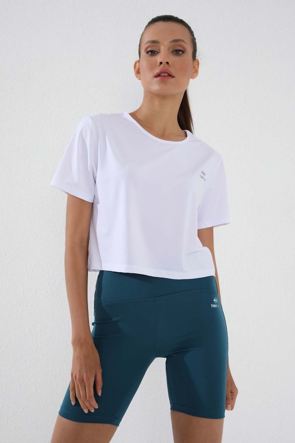 Tommy Life Women's short-sleeve cropped T-shirt