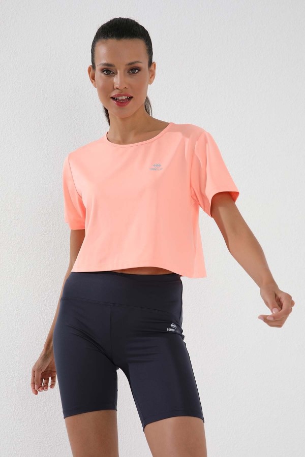 Tommy Life Women's short-sleeve cropped T-shirt