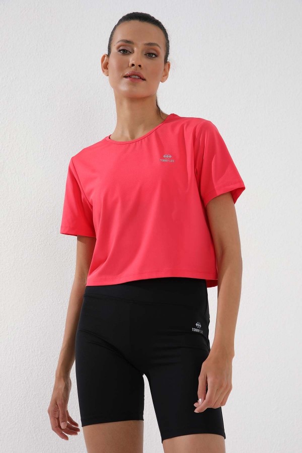 Tommy Life Women's short-sleeve cropped T-shirt