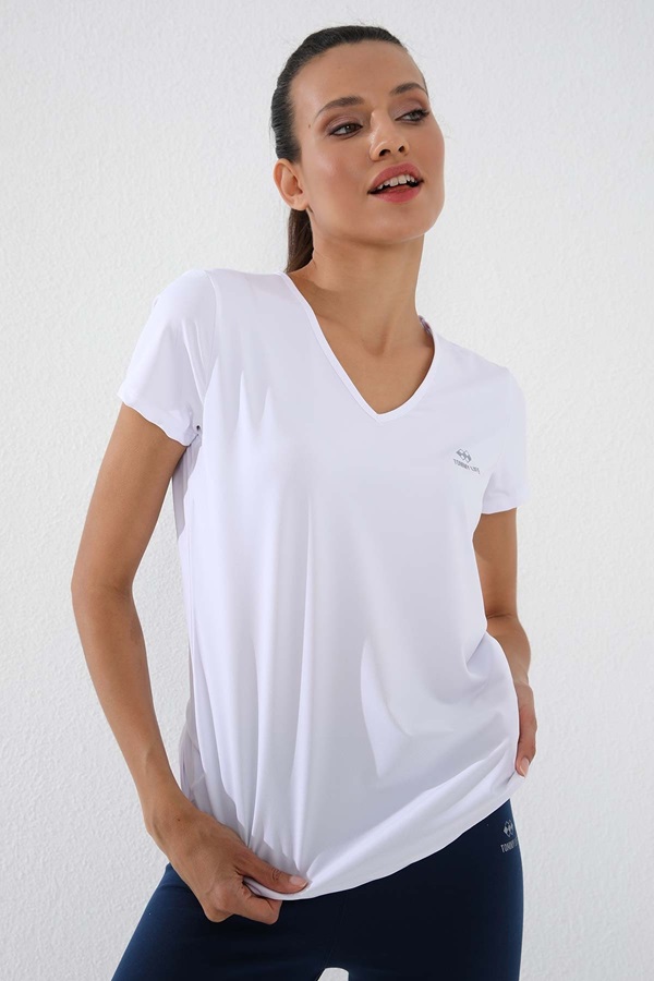 Tommy Life Women's T-Shirt V-Neck