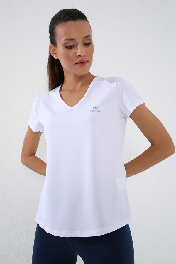 Tommy Life Women's T-Shirt V-Neck