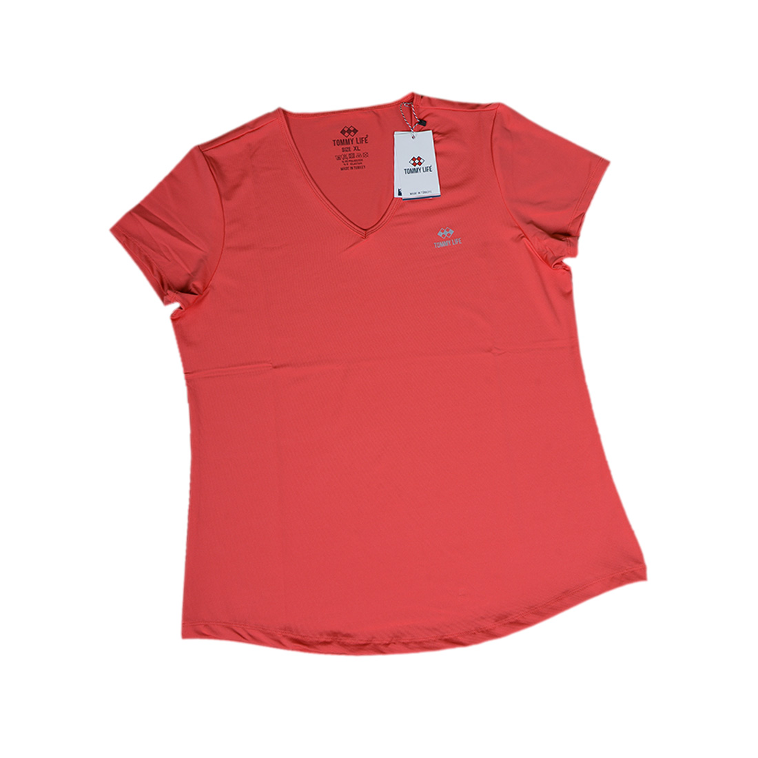 Tommy Life Women's T-Shirt V-Neck