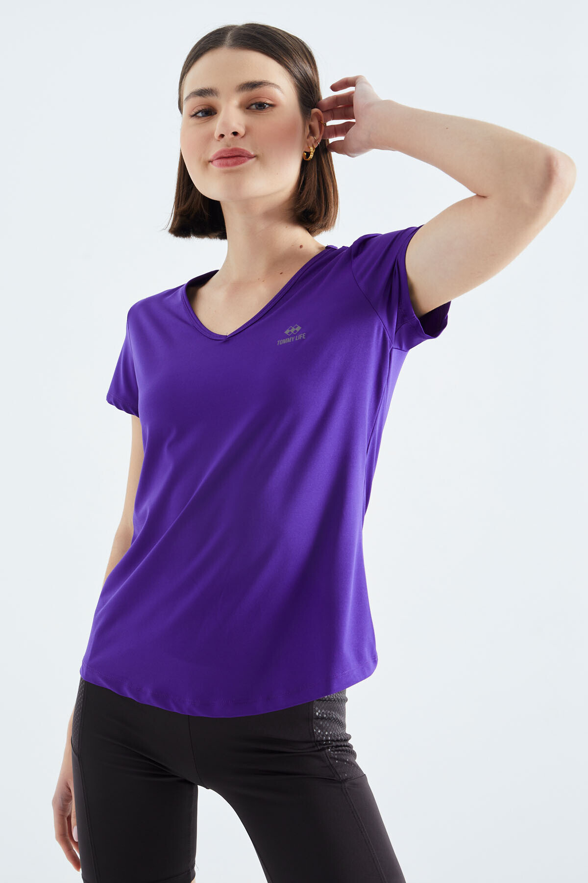 Tommy Life Women's T-Shirt V-Neck