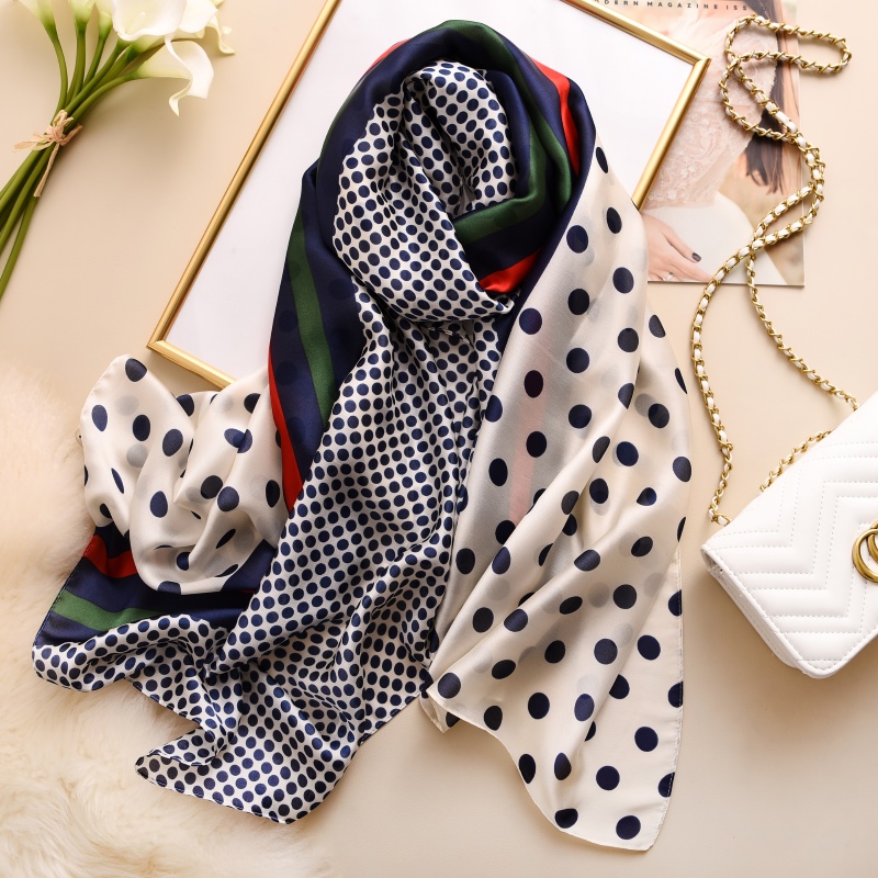 Woman Soft Long Silk Scarf
