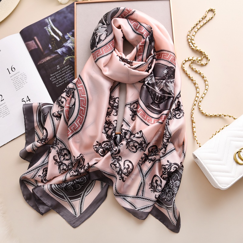 Woman Soft Long Silk Scarf