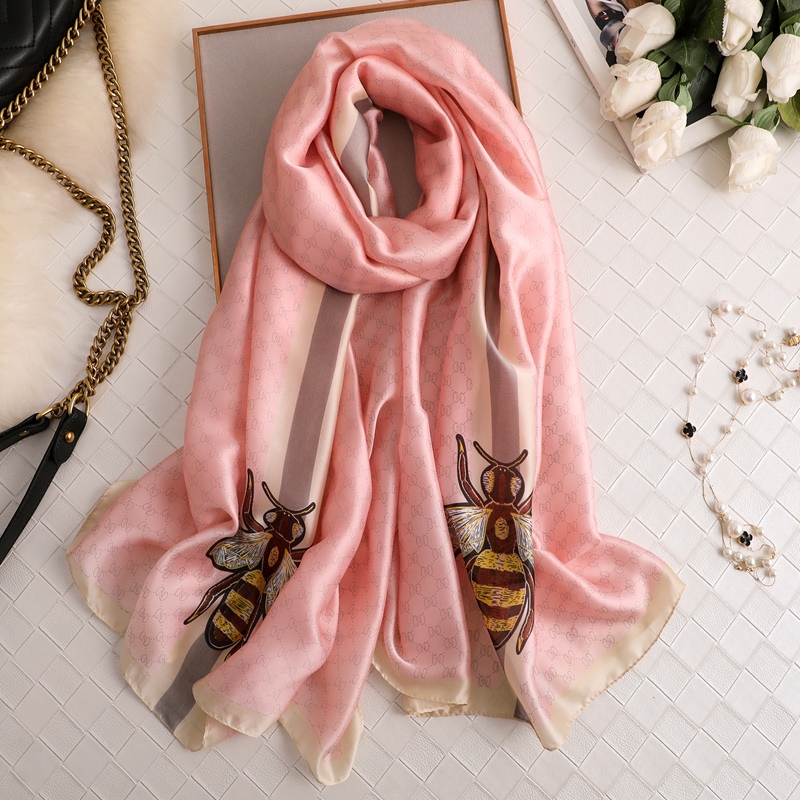 Woman Soft Long Silk Scarf