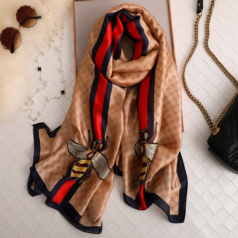 Woman Soft Long Silk Scarf