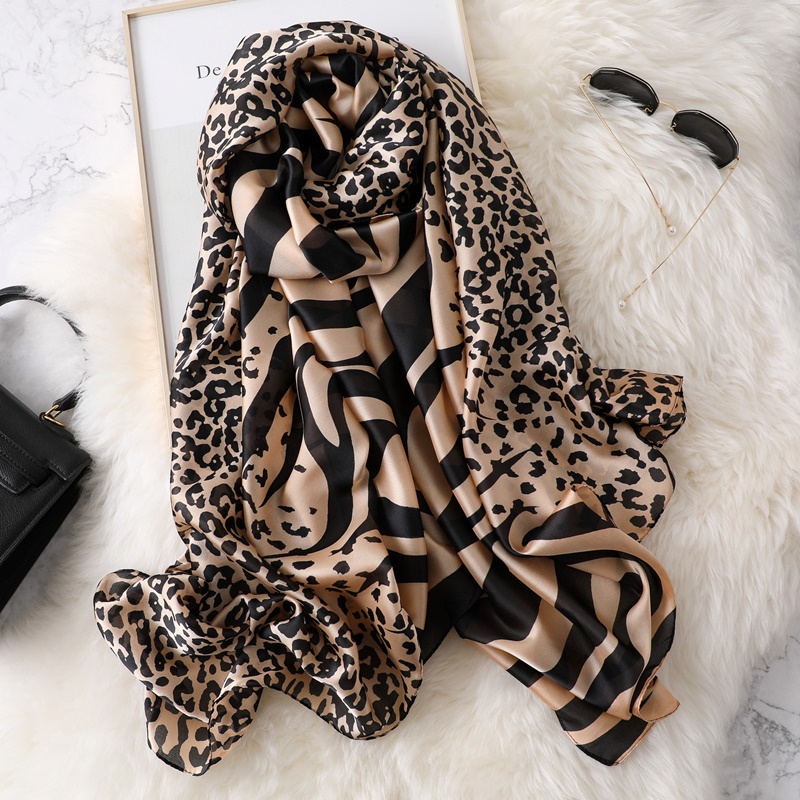 Woman Soft Long Silk Scarf