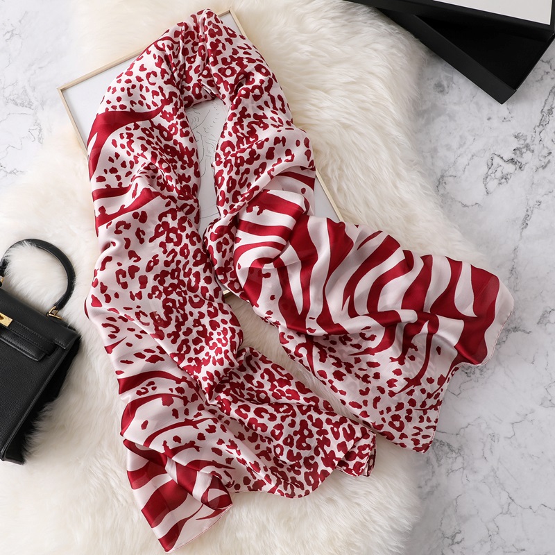 Woman Soft Long Silk Scarf