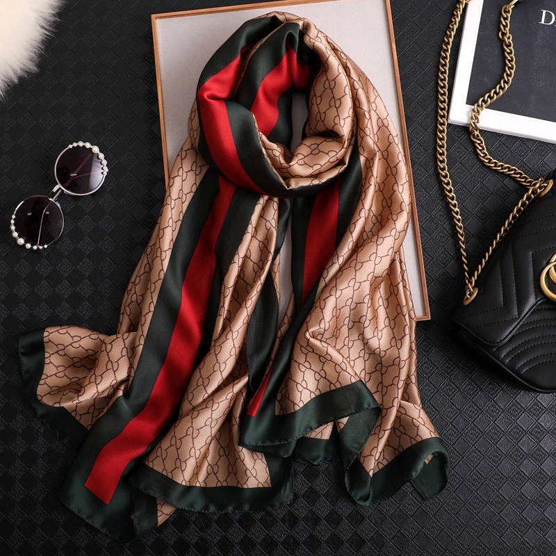 Woman Soft Long Silk Scarf