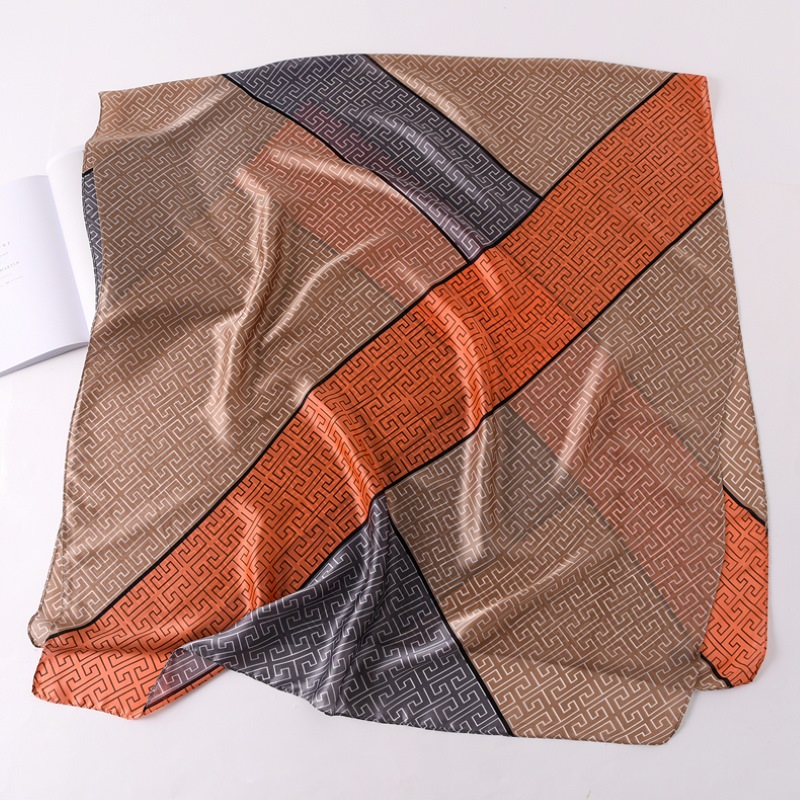 Woman Soft Long Silk Scarf