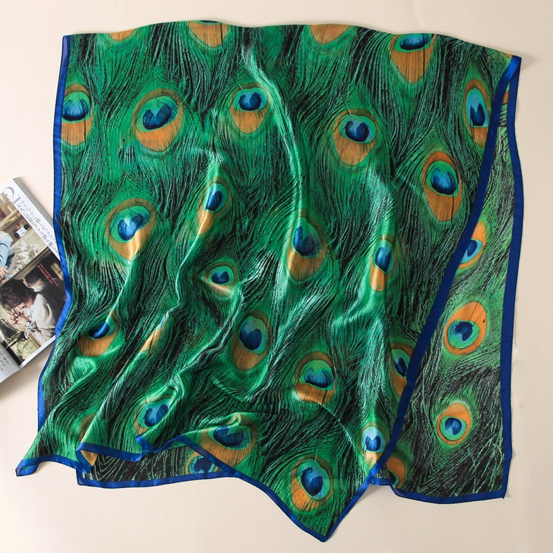 Woman Soft Long Silk Scarf