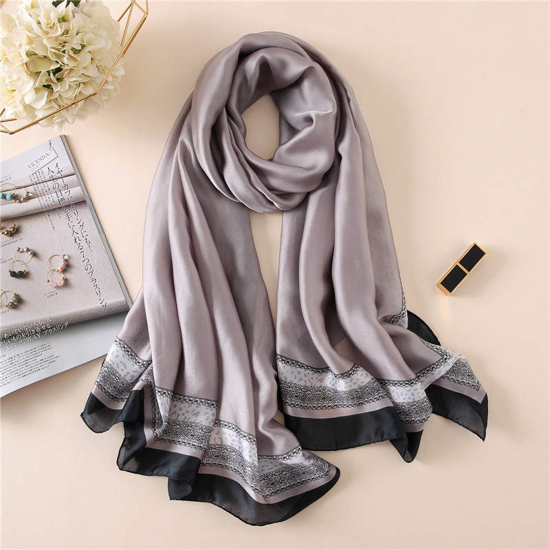 Woman Soft Long Silk Scarf