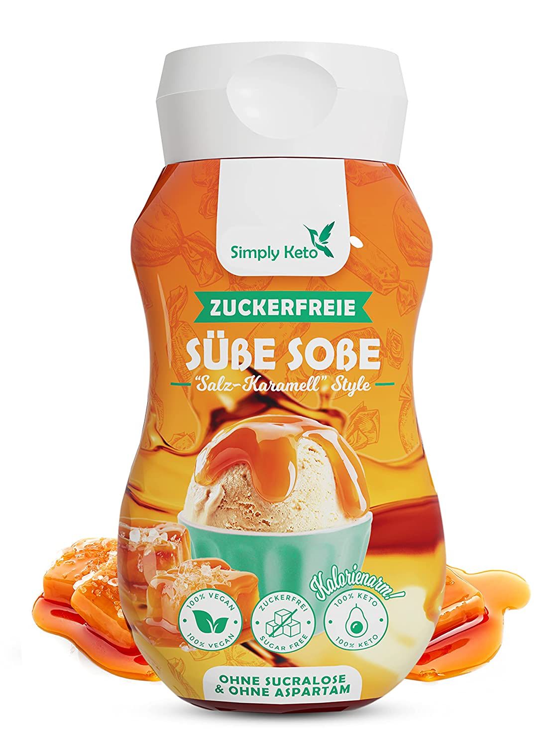 Simply Keto Sugar Free Sub Sobe Salt Caramel Style