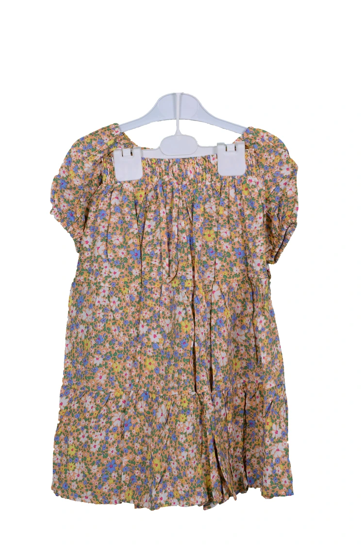 Girls Floral Top and Skirt Set
