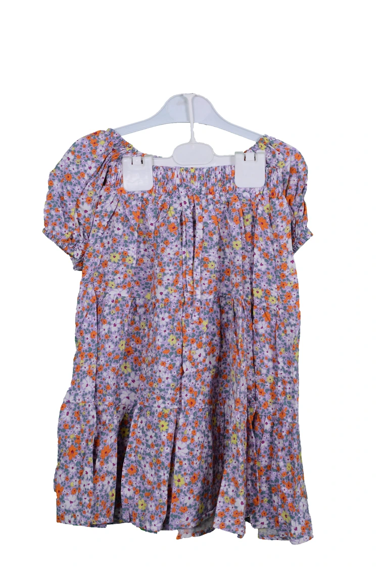 Girls Floral Top and Skirt Set