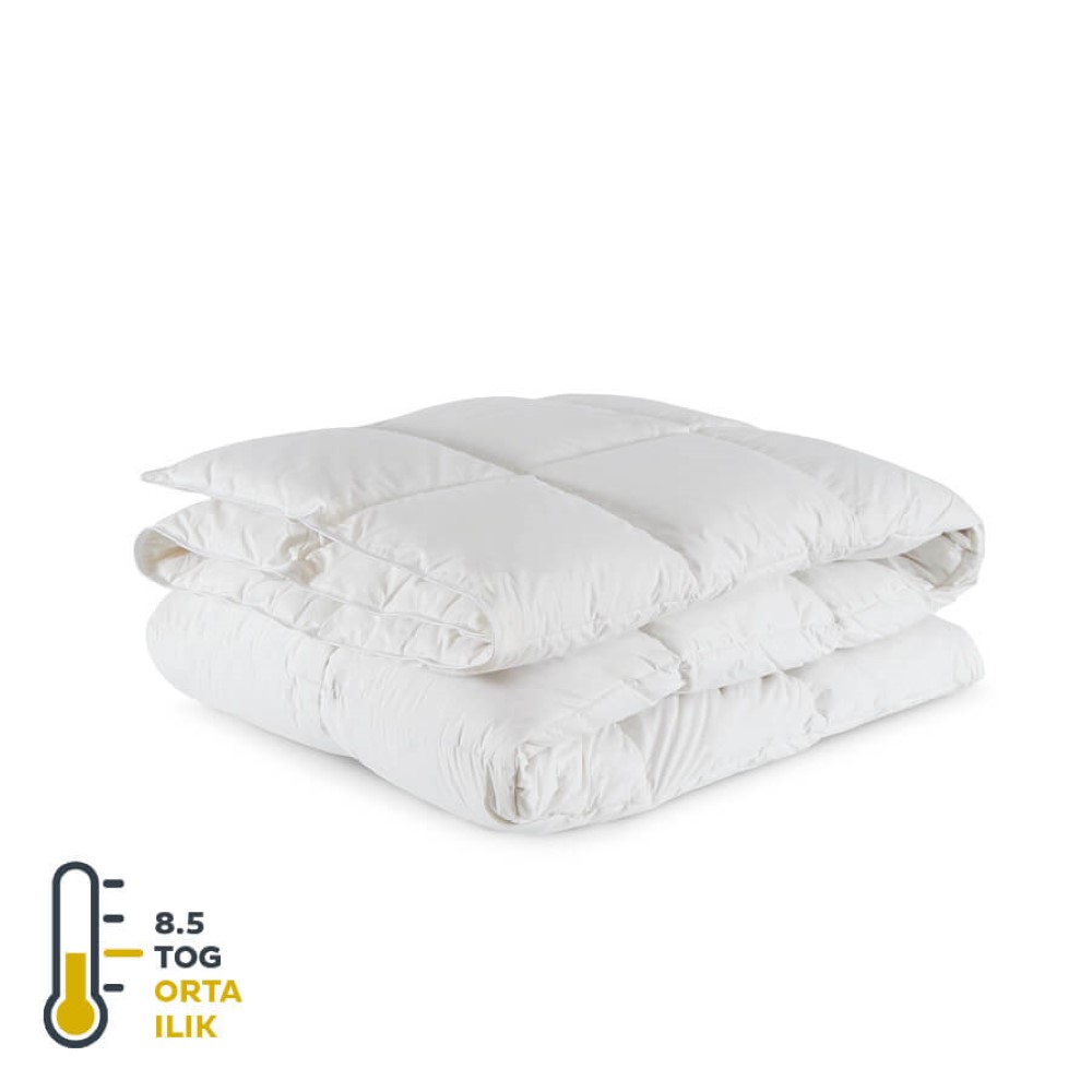 Penelope Gold 8,5 Tog Goose Down Duvet Double 195*215