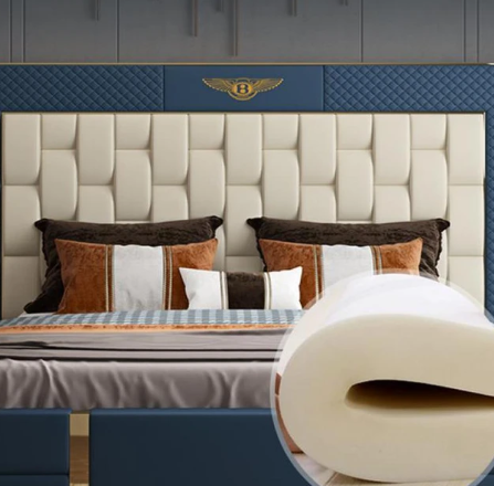 Leather Double Bed