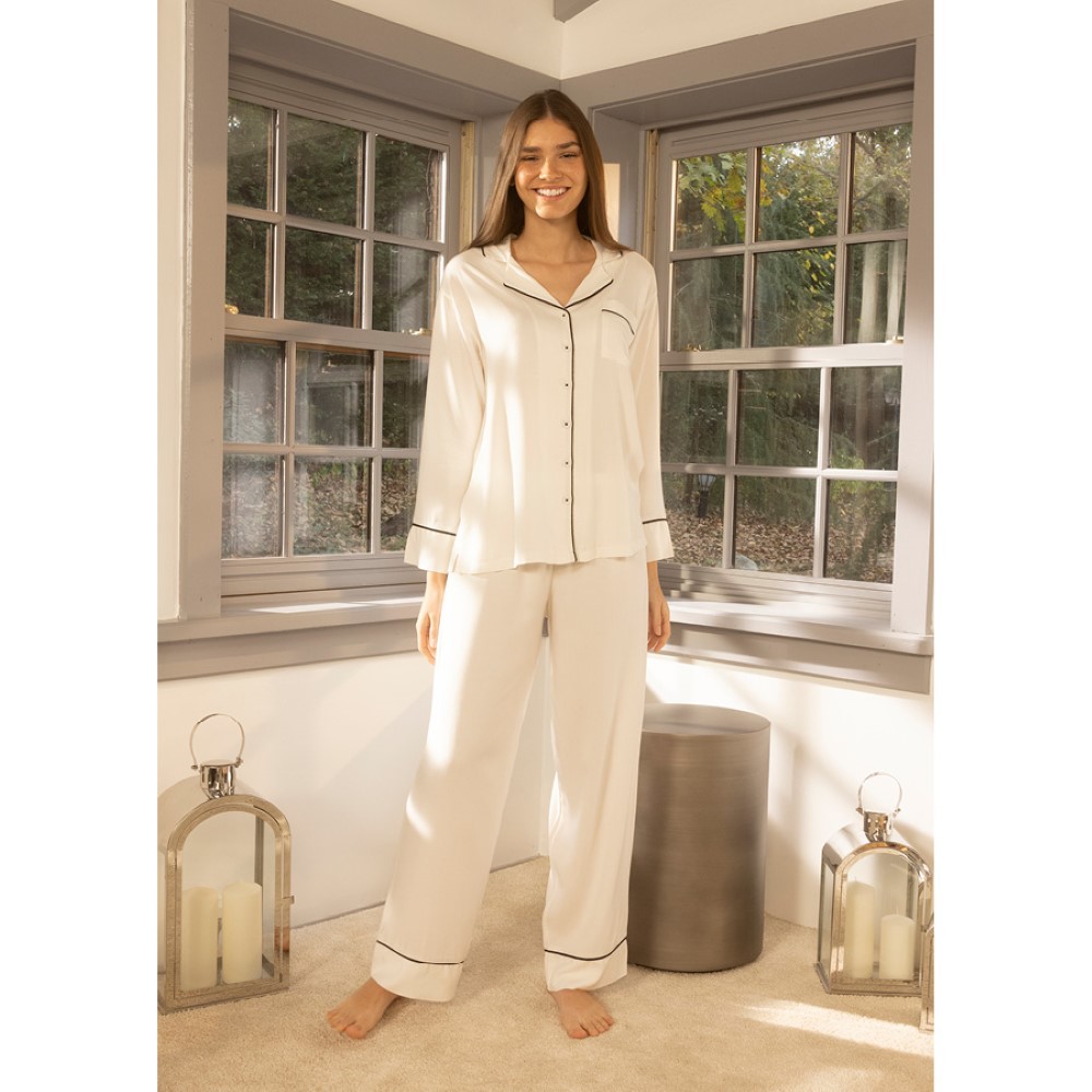 Penelope Cool White Pyjamas