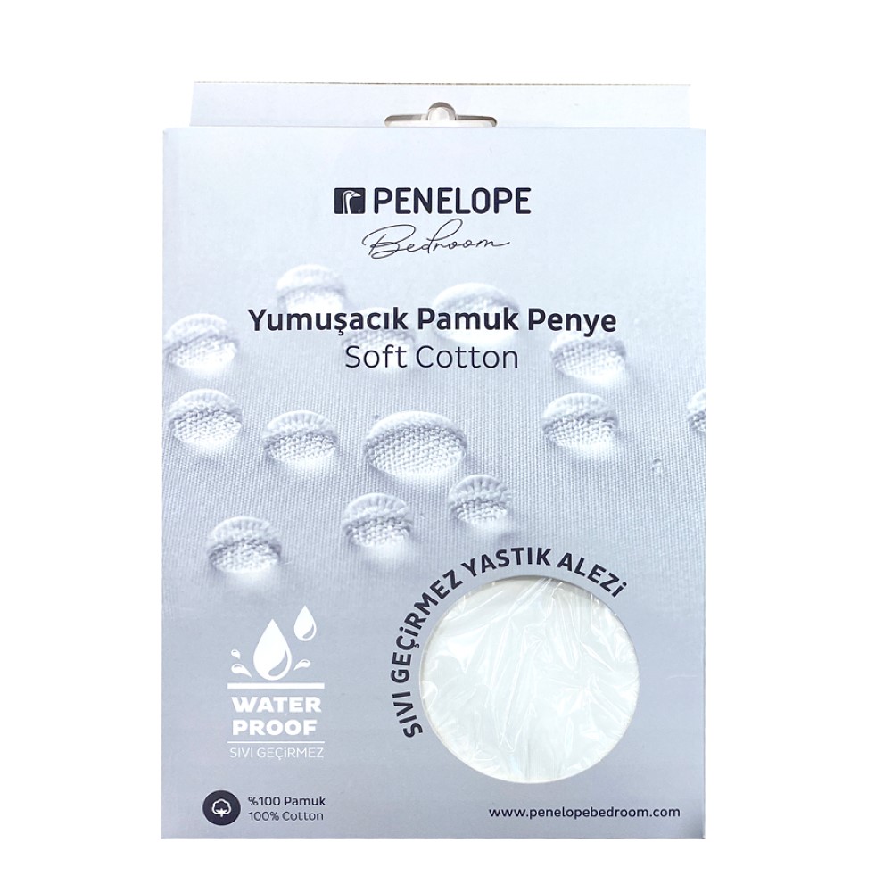 Penelope Cotton Combed Liquid Proof Pillow Protector 50*70 Cm 2pcs