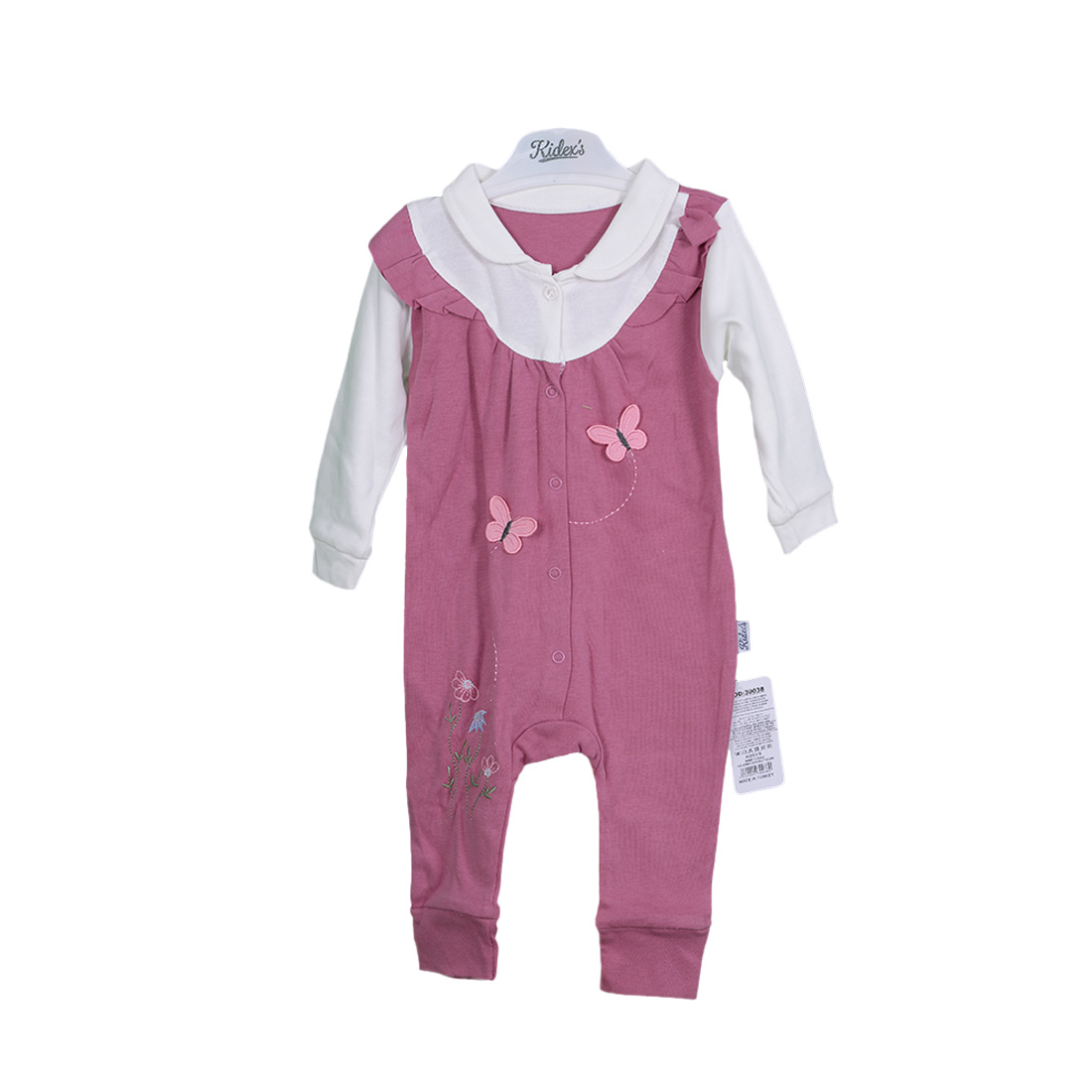 romper suit for baby girl&butterfly pattern