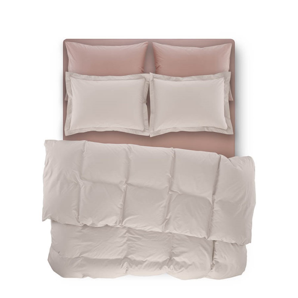 Penelope Catrine Percale Easy Care 240*260 Cm Duvet Cover Set Super King Beige