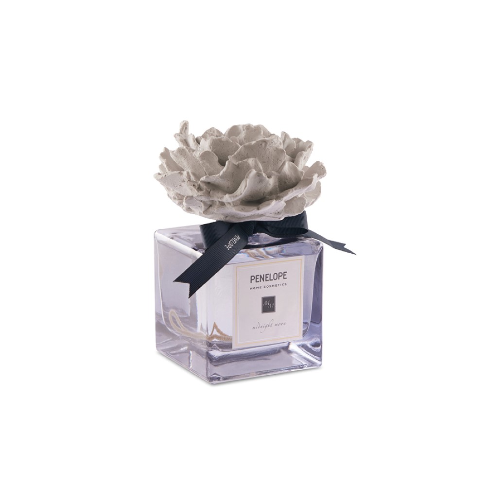 Penelope Jasmin Sandalwood Room Fragrance With Rose Stone Anthracite