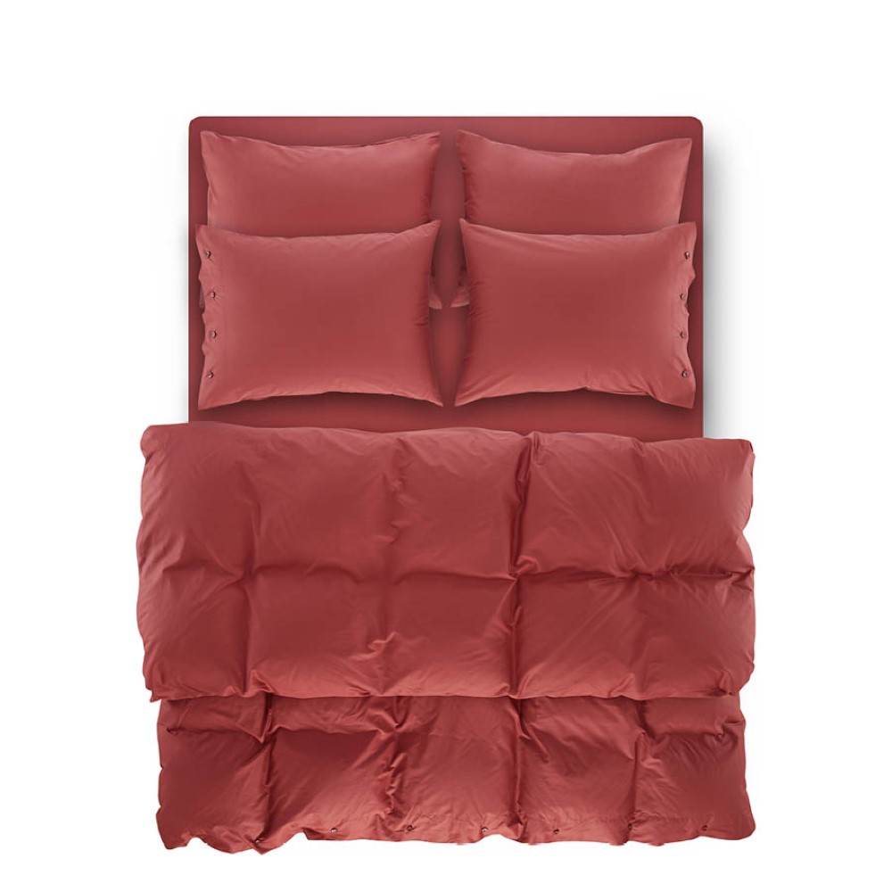 Penelope Laura Percale Easy Care Fitted Sheet Set Coral