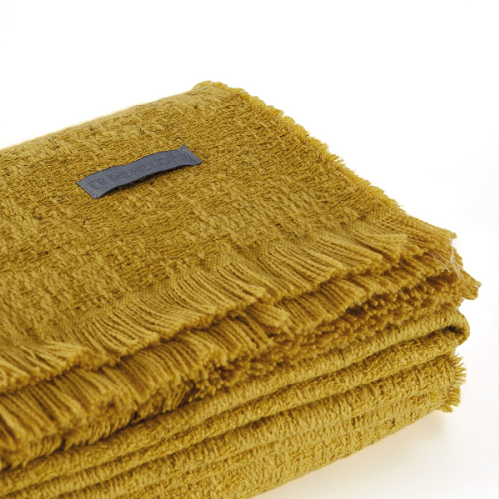 Penelope Greta Blanket OIL GREEN