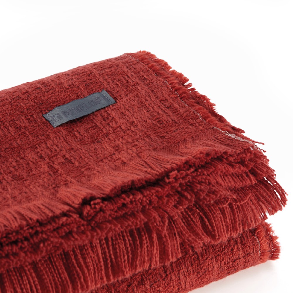 Penelope Greta Blanket CORAL