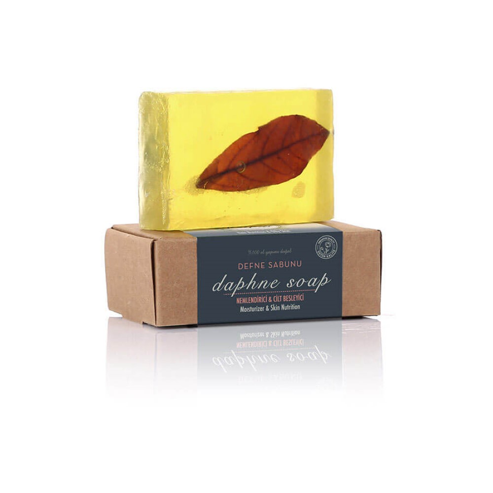 Penelope Handmade Aleppo Soap With Leaf
