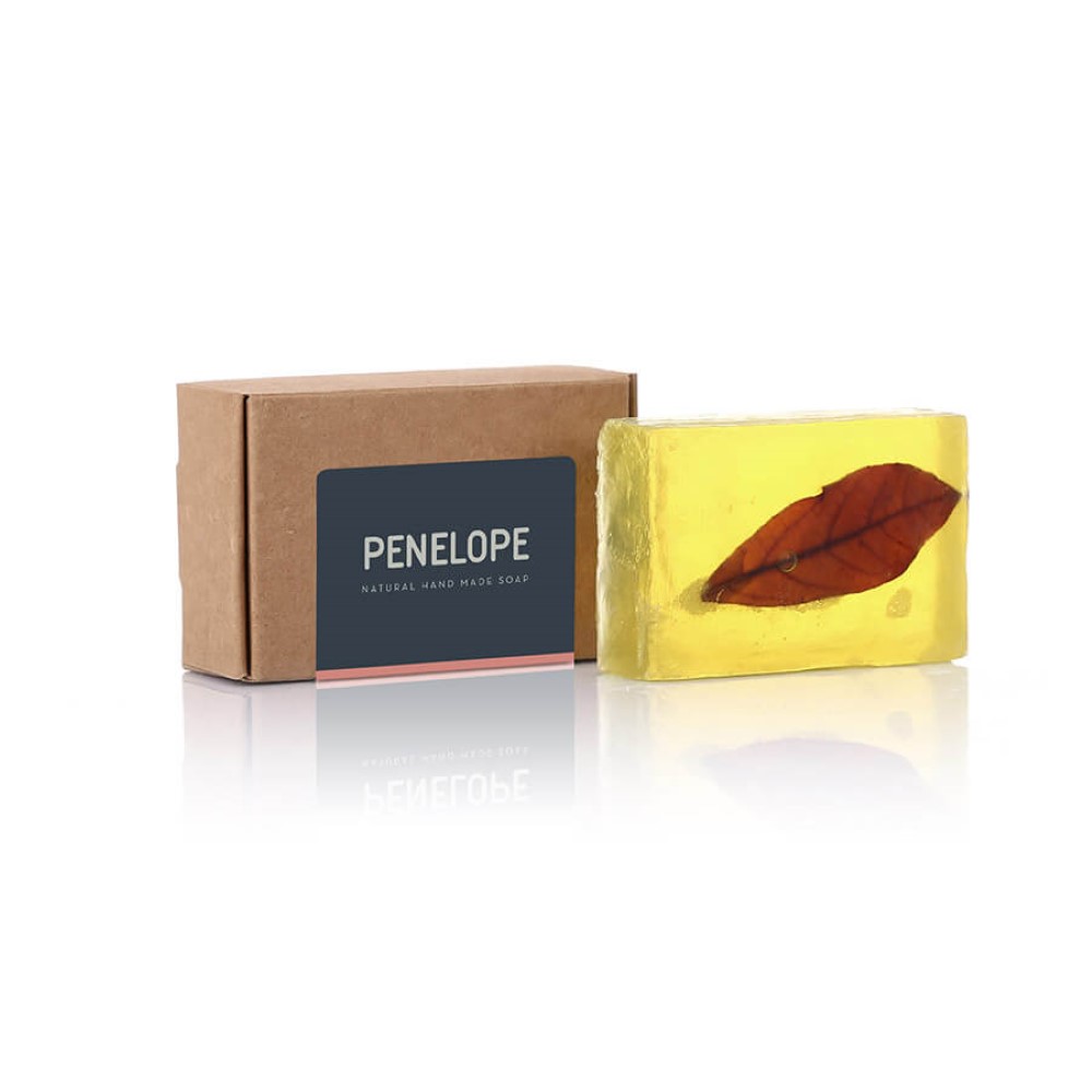 Penelope Handmade Aleppo Soap With Leaf