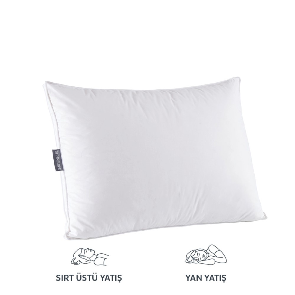Penelope Gold Firm Goose Down Pillow